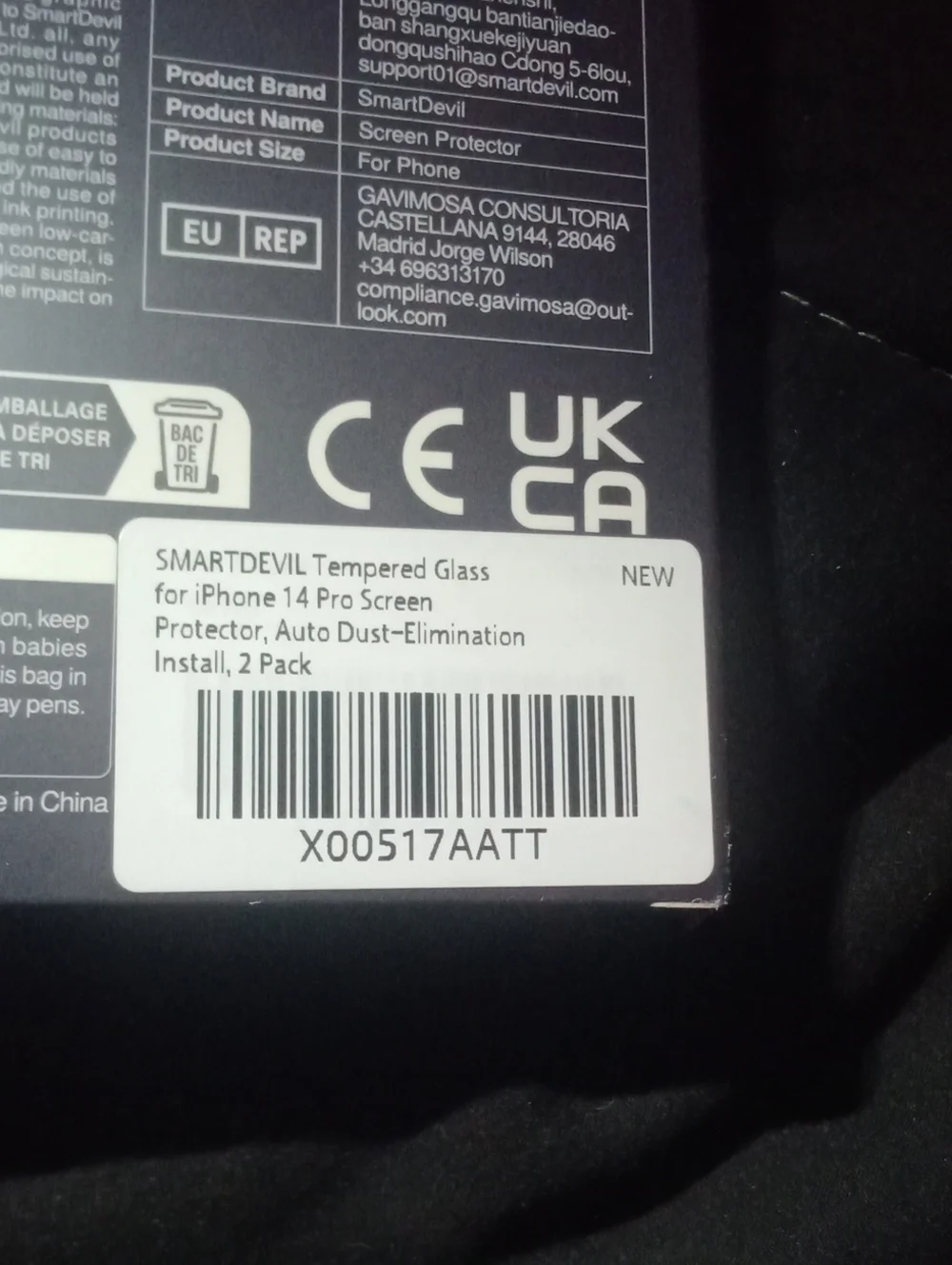 2 Pack I-phone 14 Pro Screen Protector NEW
